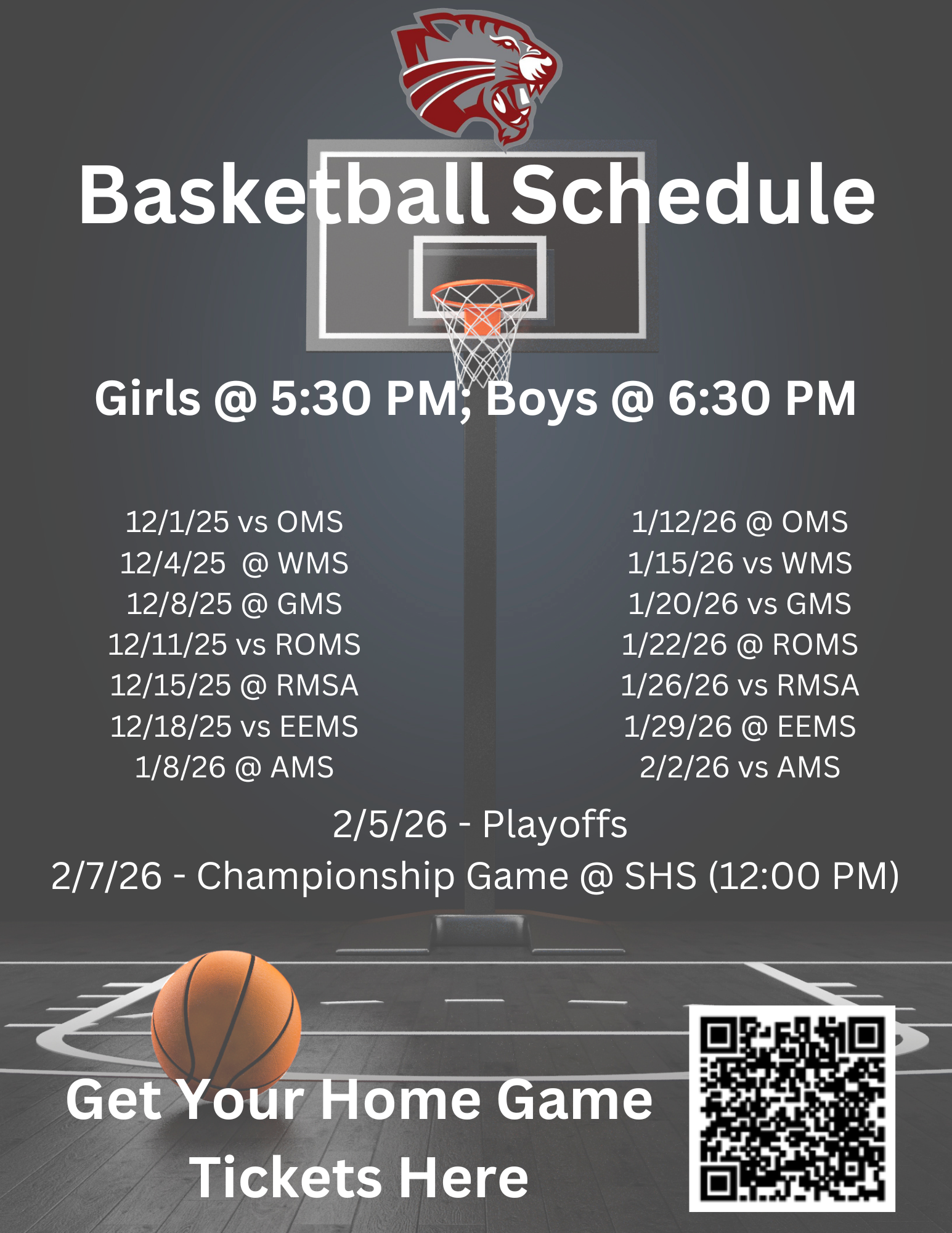 Basketball Schedule